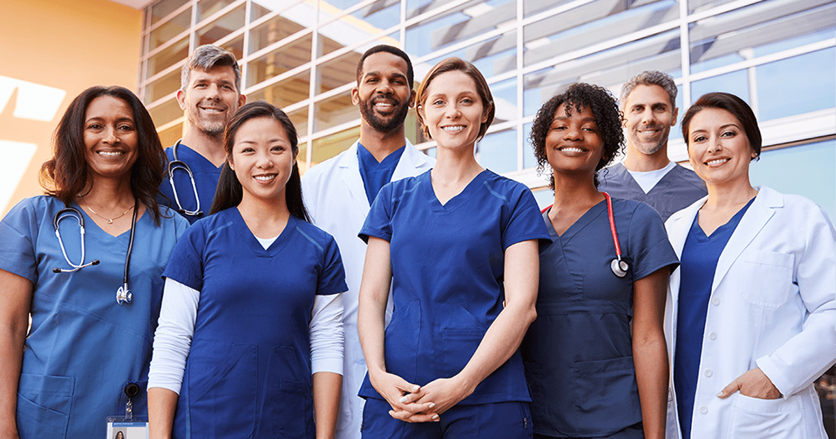 doctors smiling